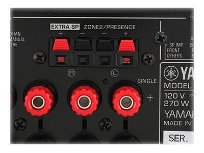 Black 7.2 Channel AV Receiver S1623