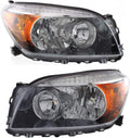 Black Bezel Headlight Assembly Pair X8210