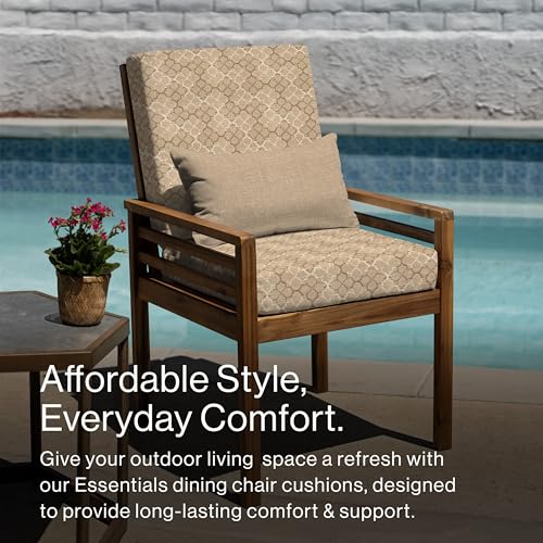 Outdoor Dining Chair Cushion 20 x 41 Navy A878