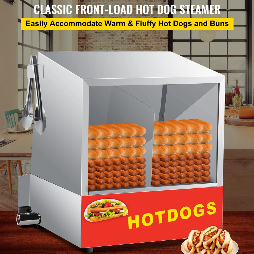 36L Stainless Steel Hot Dog Steamer F891923