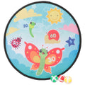 1 Set Kids Dart Board Toy with Sticky Balls P12443