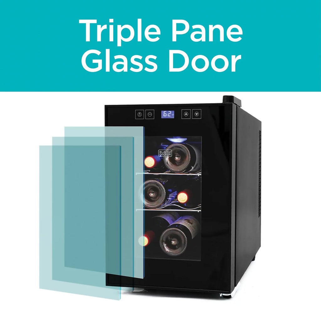 6-Bottle Wine Cellar with LED Display S599