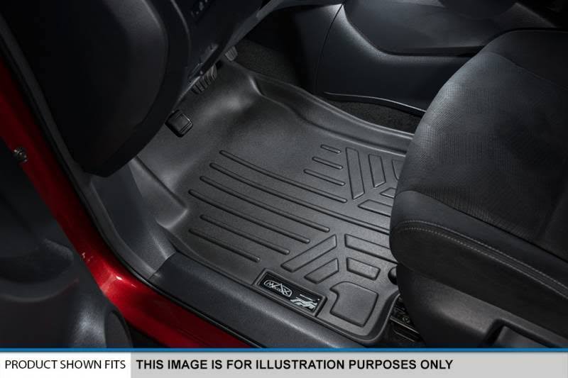 Black 3 Row Floor Mats and Cargo Liner for Honda Pilot C4805