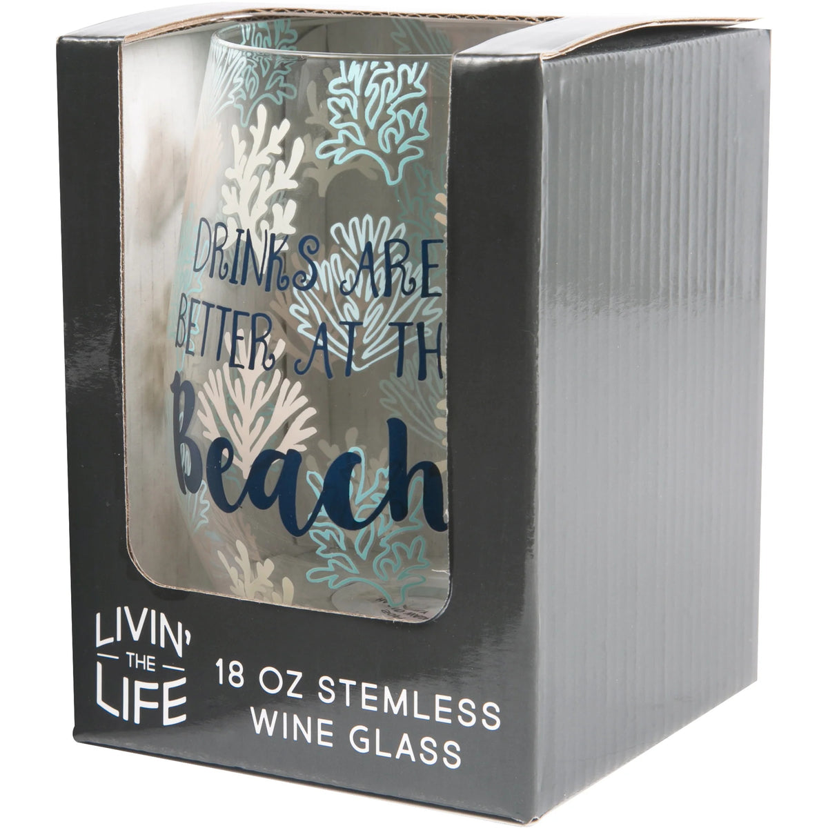 18 oz Stemless Wine Glass Q99175